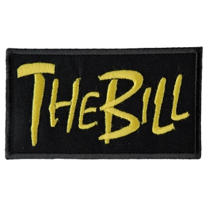 THE BILL - LOGO [yellow] --- Embroidered Patch