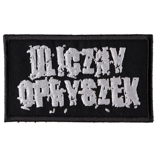 ULICZNY OPRYSZEK - LOGO [white] -- Embroidered Patch.jpg