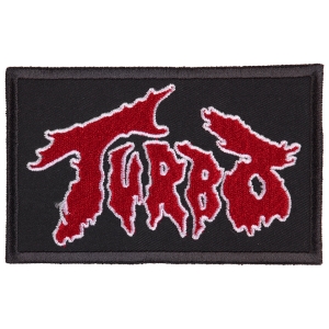 TURBO - LOGO [red] --- Embroidered Patch