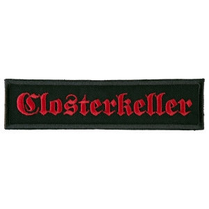 CLOSTERKELLER - LOGO OLD [red] --- Embroidered Patch