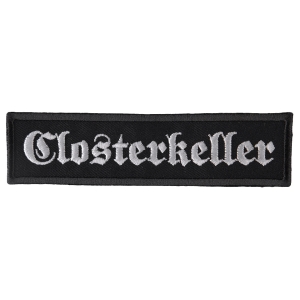 CLOSTERKELLER - LOGO OLD [white] --- Embroidered Patch