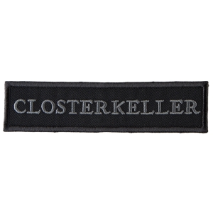 CLOSTERKELLER - ARGENTO [grey] --- Embroidered Patch