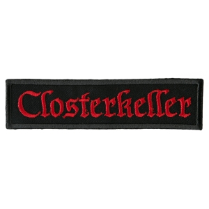 CLOSTERKELLER - LOGO [red] --- Embroidered Patch