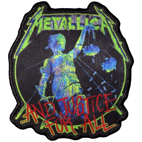 METALLICA - AND JUSTICE FOR ALL [shaped] [iron on] - Embroidered Patch.jpg