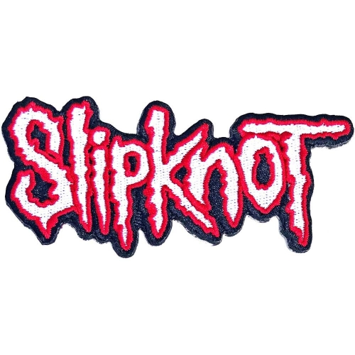SLIPKNOT - CUT OUT LOGO [red] [iron on] - Embroidered Patch.jpg