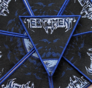 TESTAMENT - The New Order [blue] -- Woven Patch