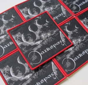 DARKSPACE [red] -- woven patch