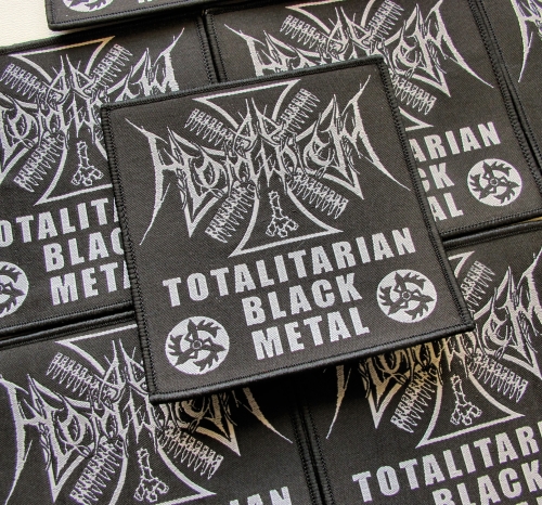 AD HOMINEM - Totalitarian Black Metal [black] -- woven patch.JPG