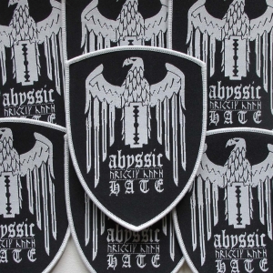 ABYSSIC HATE - The source of suffering [white] -- Woven Patch