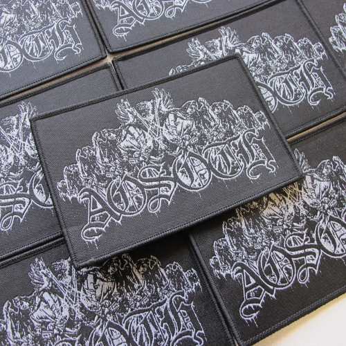 AOSOTH - Pentagram [black] -- Woven Patch.JPG