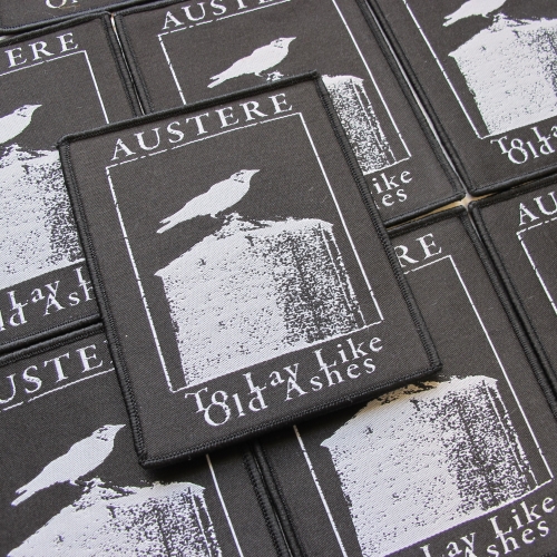 AUSTERE - To lay like old ashes [black] -- Woven Patch.JPG