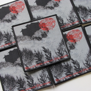 CARPATHIAN FOREST - Through chasm, caves and titan woods [black] -- Woven Patch