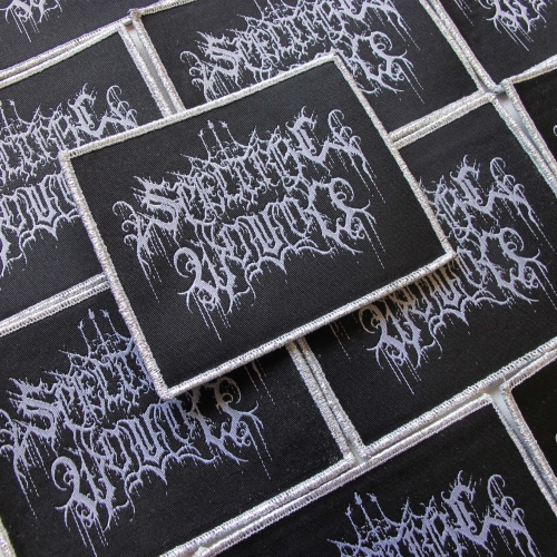 SPECTRAL WOUND - Logo [silver] -- Woven Patch.jpg