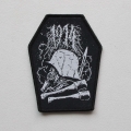 1914 - Coffin [shaped] [black] -- Woven Patch A.jpg