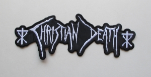 CHRISTIAN DEATH - Logo -- Embroidered Backpatch