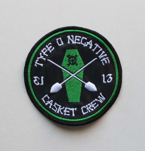TYPE O NEGATIVE - Casket crew 13 -- Embroidered Patch.jpg