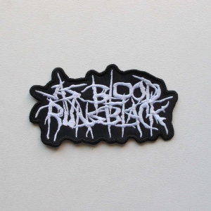 Naszywka Haftowana AS BLOOD RUNS BLACK - Logo