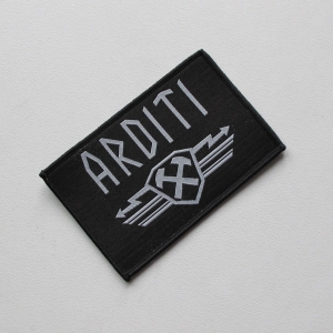 ARDITI - Hammersymbol [black] -- Woven Patch