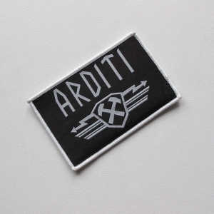 ARDITI - Hammersymbol [white] -- Woven Patch