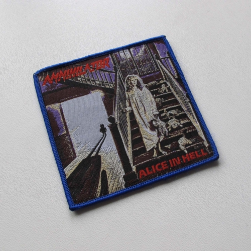 ANNIHILATOR - Alice in hell [blue] -- Woven Patch.jpg