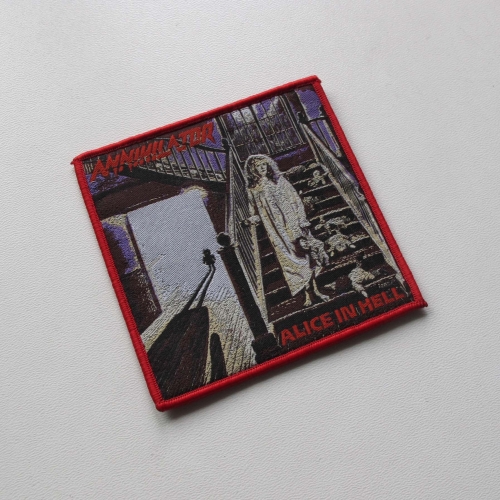 ANNIHILATOR - Alice in hell [red] -- Woven Patch.jpg