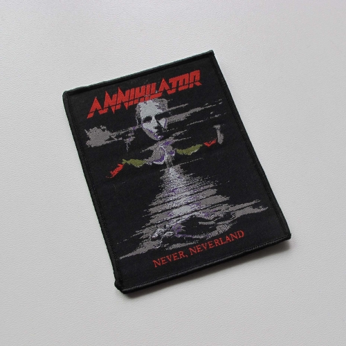 ANNIHILATOR - Never, neverland [black] -- Woven Patch.jpg