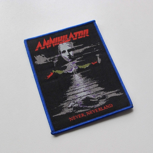 ANNIHILATOR - Never, neverland [blue] -- Woven Patch.jpg