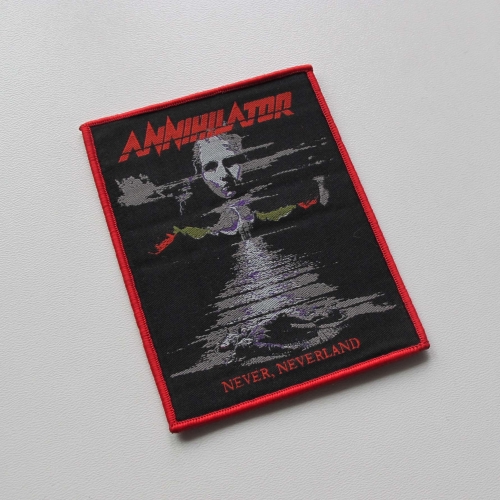ANNIHILATOR - Never, neverland [red] -- Woven Patch.jpg