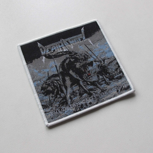 DEATH ANGEL - The dream calls for blood [white] -- Woven Patch.jpg