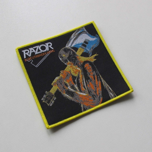 RAZOR - Executioner's Song [yellow] -- Woven Patch.jpg