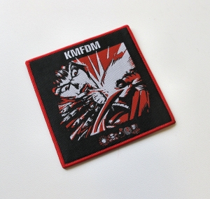 KMFDM - Symbols [red] -- woven patch