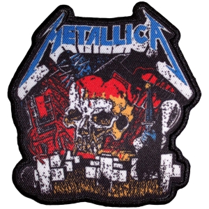 Naszywka termiczna METALLICA - MASTER OF PUPPETS SKULL