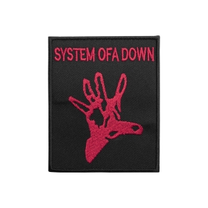 Naszywka termiczna SYSTEM OF A DOWN [red]