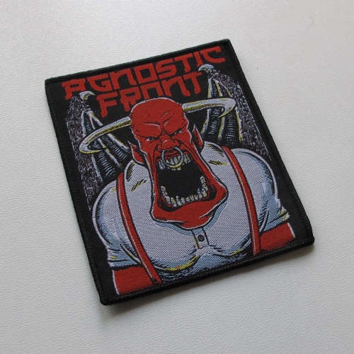 AGNOSTIC FRONT - Bull [black] -- Woven Patch.jpg