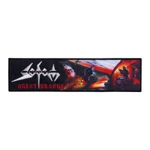 SODOM - AGENT ORANGE [strip] [iron on] -- Embroidered Patch