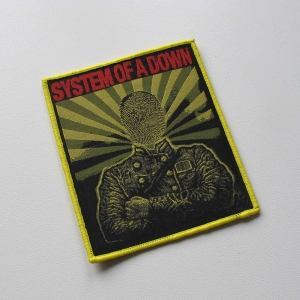 SYSTEM OF A DOWN - Finger print [yellow] -- Woven Patch