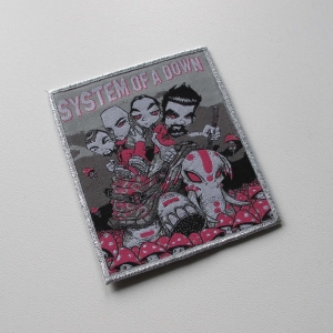 SYSTEM OF A DOWN - Mushrooms [Silver] -- Woven Patch
