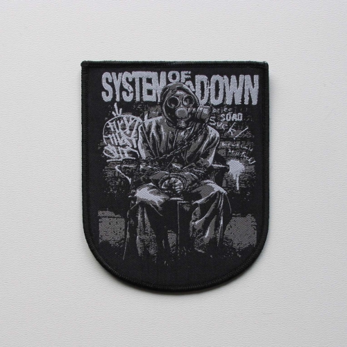 SYSTEM OF A DOWN - SUCK! [black] -- Woven Patch.jpg