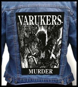 THE VARUKERS - Murder -- Backpatch