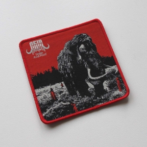 ACID MAMMOTH - Under acid hoof [red] -- Woven Patch