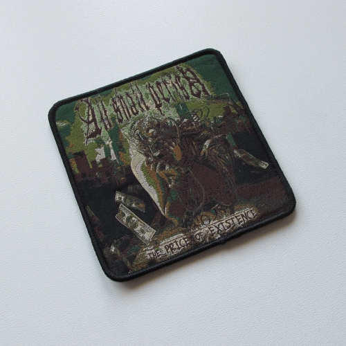 ALL SHALL PERISH - The price of existance [black] -- Woven Patch a.jpg