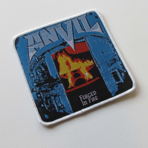 ANVIL - Forged in fire [white] -- Woven patch.jpg