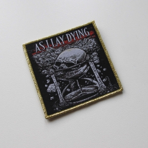 AS I LAY DYING - Hourglass [gold] -- Woven Patch