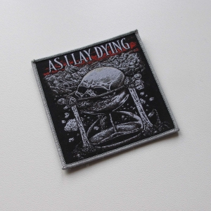 AS I LAY DYING - Hourglass [grey] -- Woven Patch