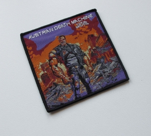 AUSTRAIN DEATH MACHINE - Total brutal [black] -- Woven Patch