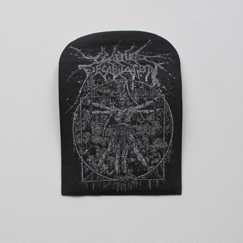 CATTLE DECAPITATION - Humanure [iron on] -- Woven Patch.jpg