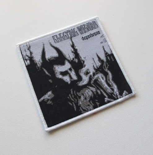 ELECTRIC WIZARD - Dopethrone [white] -- Woven Patch.jpg