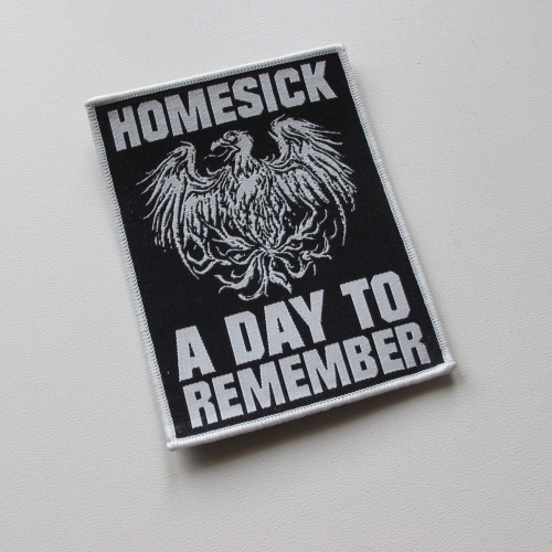 HOMESICK - A day to remember [white] -- Woven Patch.jpg