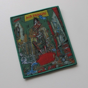 ACID DRINKERS - Infernal Connection [green] -- Woven Patch