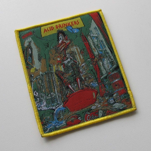 ACID DRINKERS - Infernal Connection [yellow] -- Woven Patch.jpg